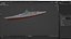 Bismarck Kriegsmarine Warship in Early Service Fit 1940 on Water Gray