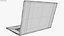 Apple MacBook Pro 16 M5 2025 Silver and Black Rigged 3D model