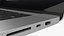 Apple MacBook Pro 16 M5 2025 Silver and Black Rigged 3D model