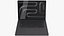 Apple MacBook Pro 16 M5 2025 Silver and Black Rigged 3D model