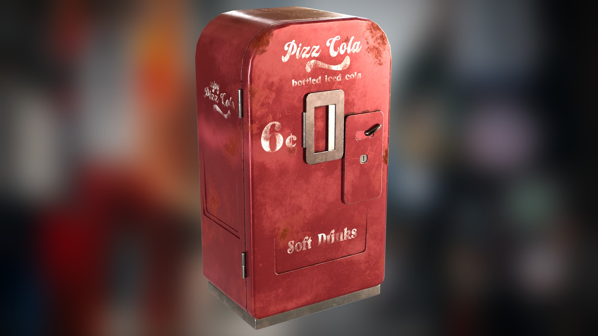 Soda Vending Machine 3d model