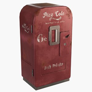 3D Cola Vending Machine model