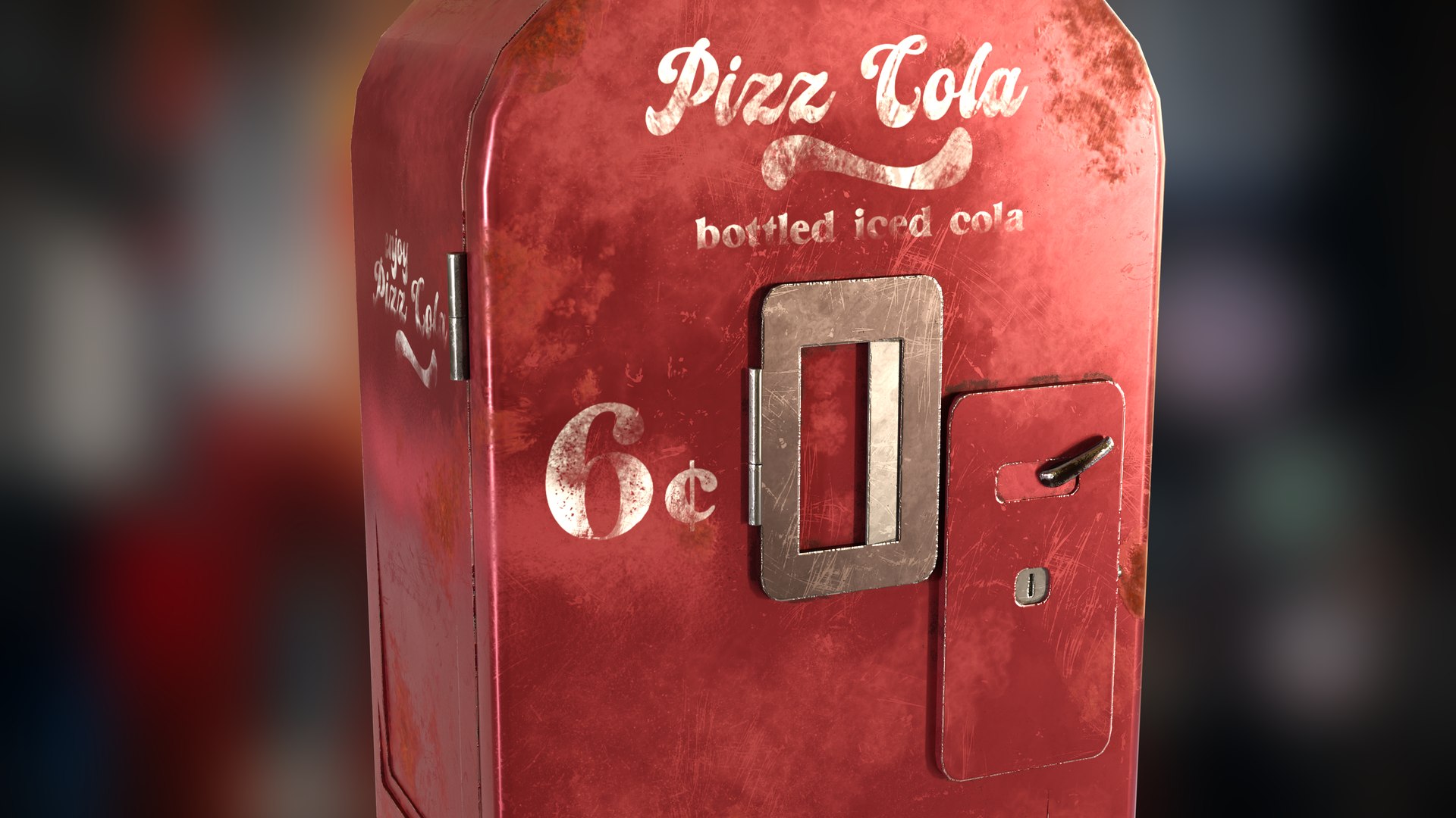 Soda Vending Machine 3d model