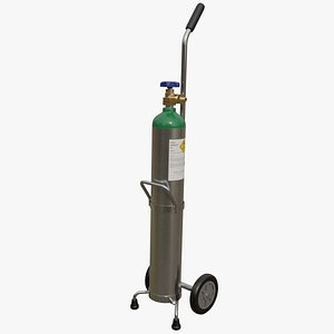 3D Oxygen Cylinder 1A