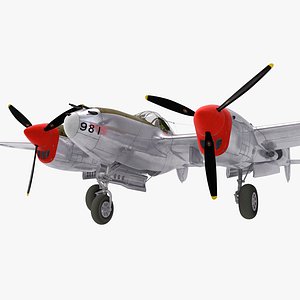 Lockheed P38 3 Rigged