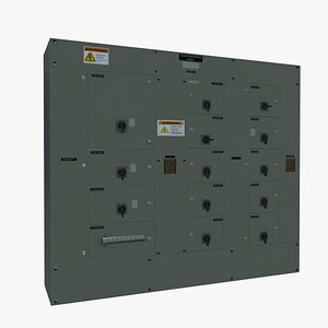 3D Electrical switch box model