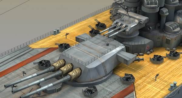 3D Ijn Musashi - TurboSquid 1211784