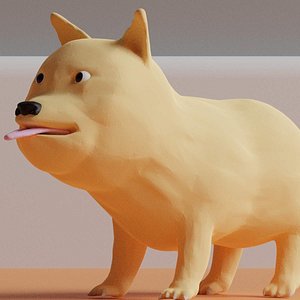 Shiba inu dog Japanese model