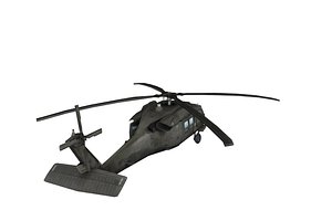3D model Fighter helicopter