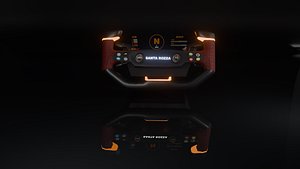 WillMa Santa Rozza Hypercar Steering Wheel model