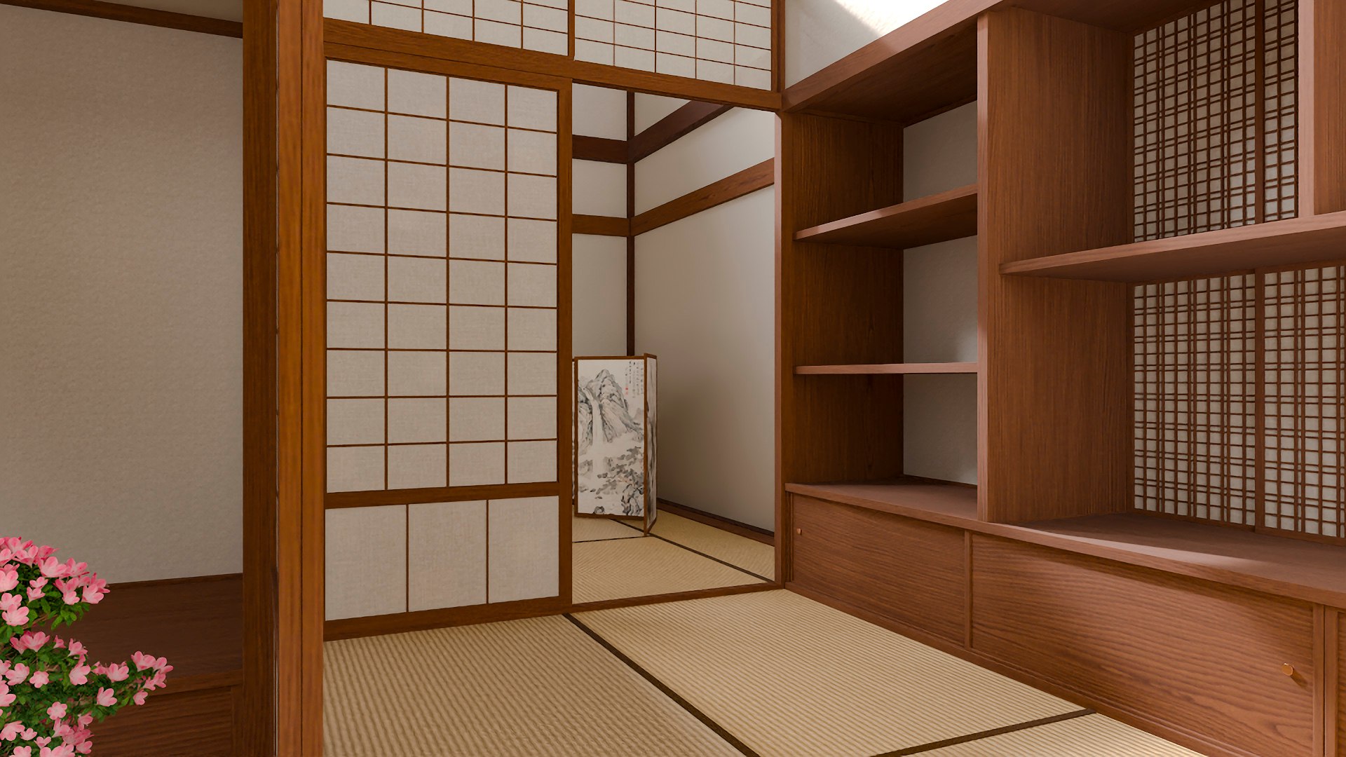 Japan Traditional House Full Interior Model - TurboSquid 2277730