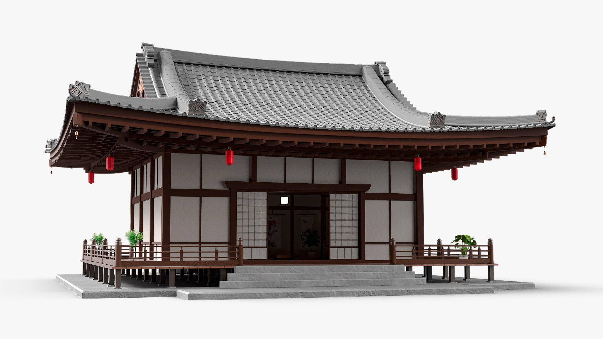 Japan Traditional House Full Interior Model - TurboSquid 2277730