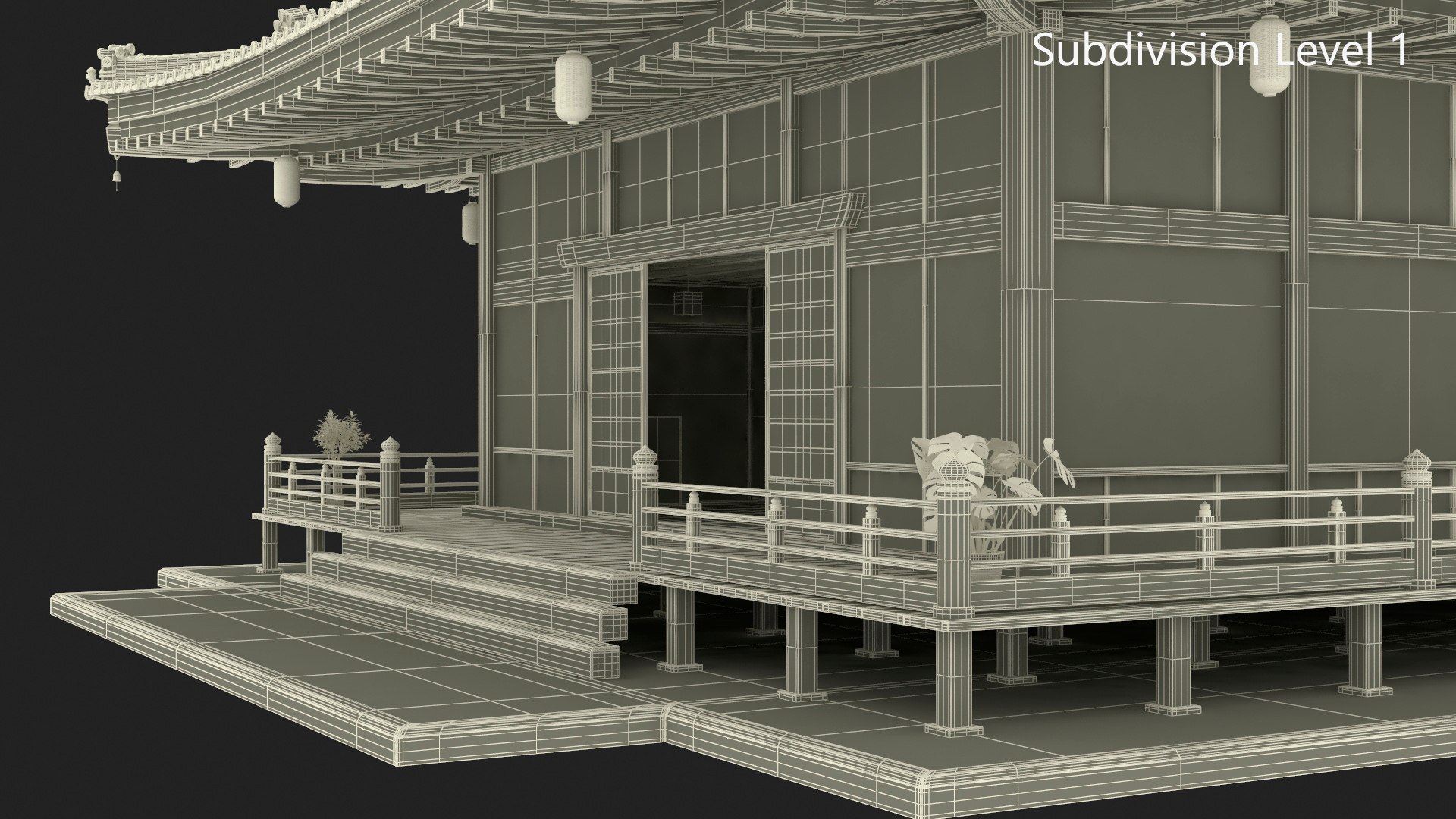 Japan Traditional House Full Interior Model - TurboSquid 2277730