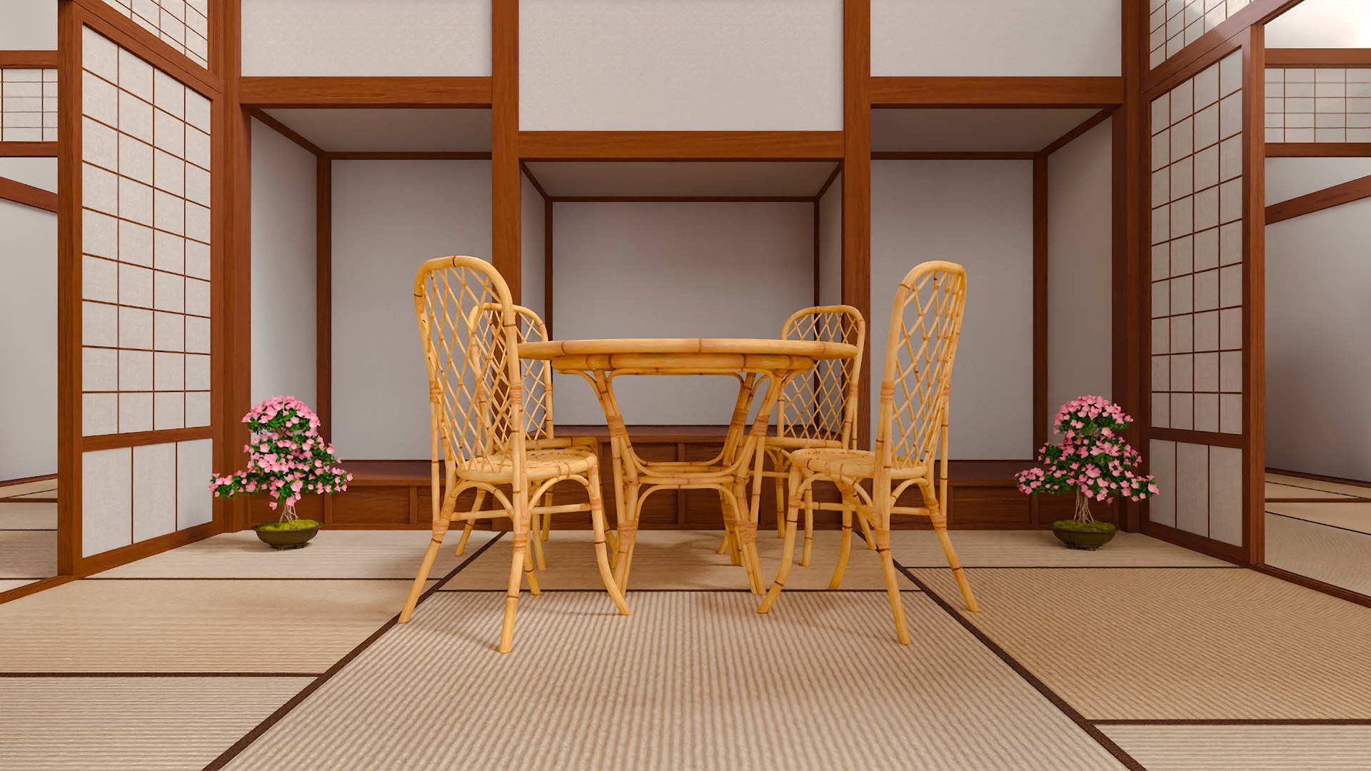 Japan Traditional House Full Interior Model - TurboSquid 2277730