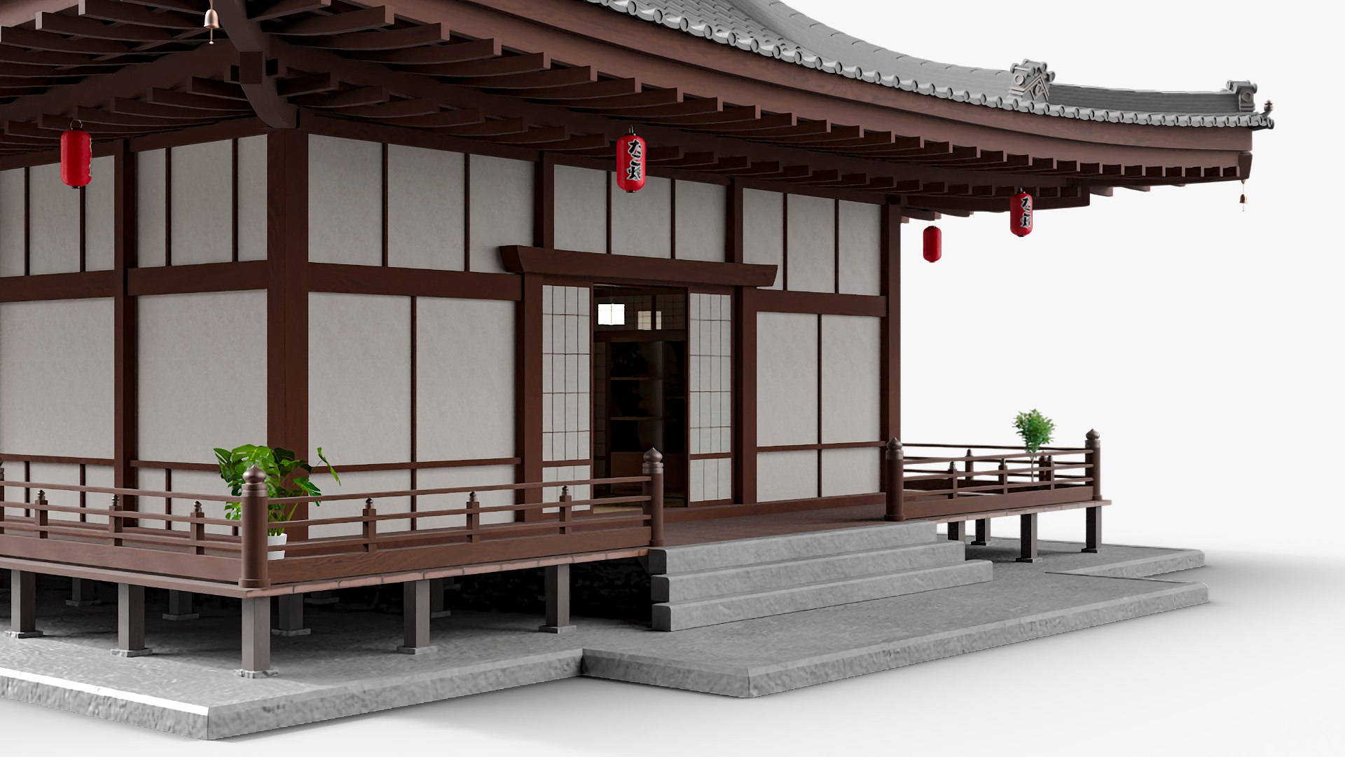 Japan Traditional House Full Interior Model - TurboSquid 2277730