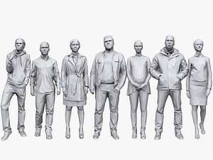 Lowpoly People Casual Pack Vol.7