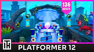 Platformer 12 Underwater 3D model