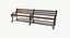 Banc lowpoly PBR