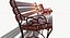 Banc lowpoly PBR