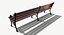Banc lowpoly PBR
