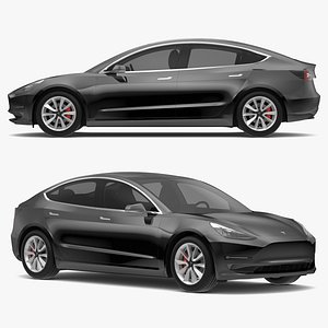 2018 Tesla Model 3 Solid Black