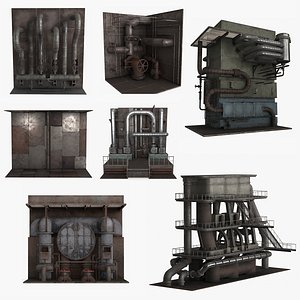 Rusty Industrial Part Collection