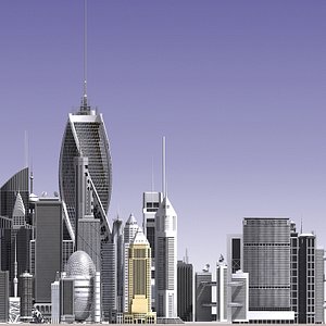 3d skyscraper buildings