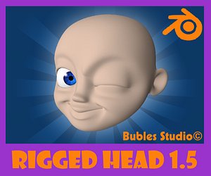 free girl rigged shapes 3d model
