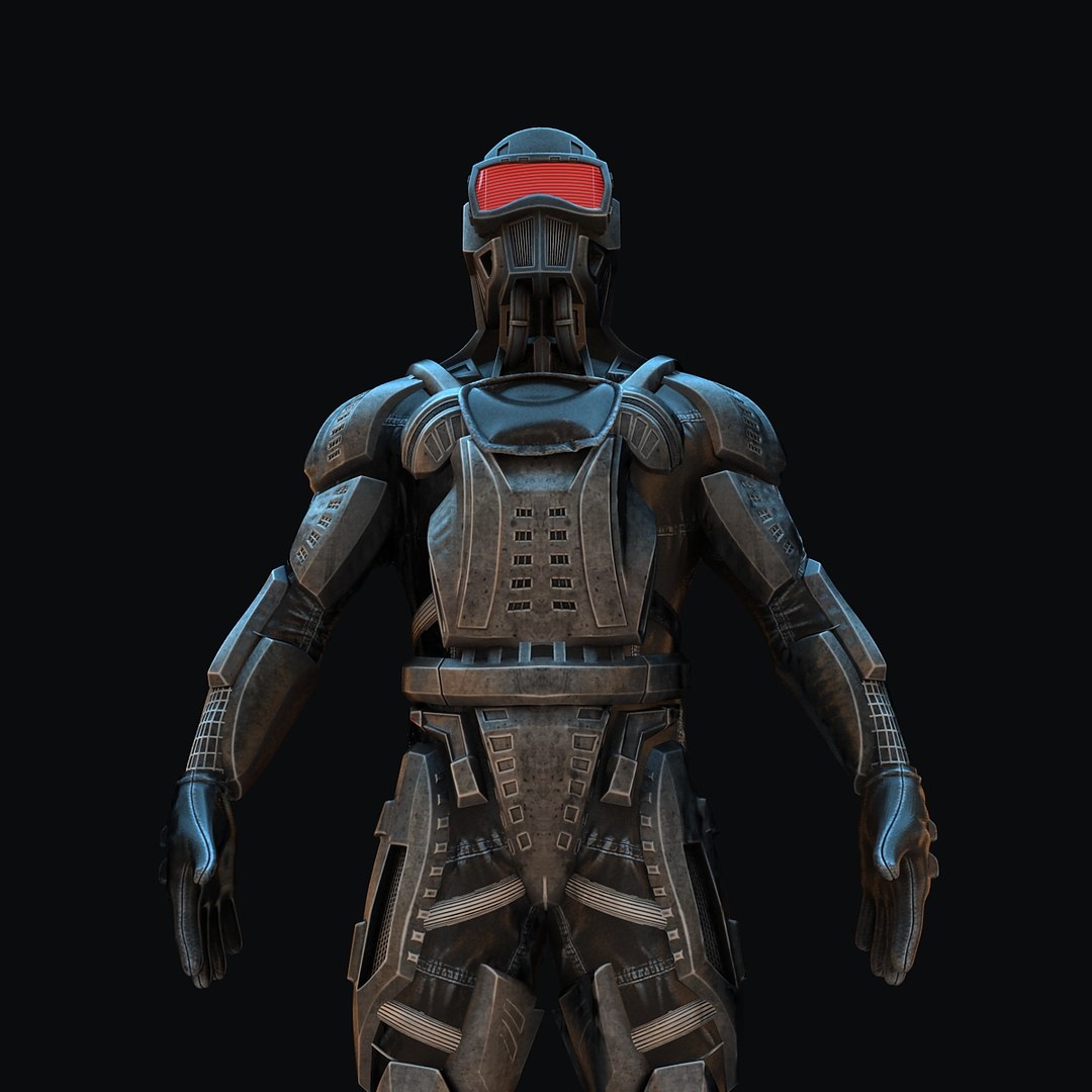 3d Future Ninja Model