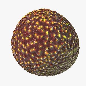 virus dna cell 3d max