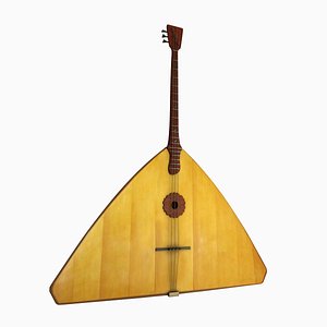3d russian balalaika