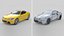 Modern Generic Car Collection  High-Poly 3D Models No Branding model
