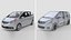 Modern Generic Car Collection  High-Poly 3D Models No Branding model