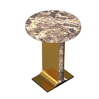L Eccesso    Hani Marble Side Table by Paolo Ciacci