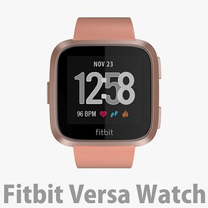 Fitbit Versa Watch Gold Aluminum