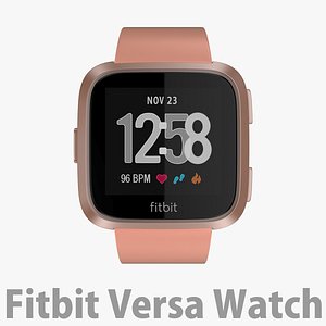 Fitbit Versa Watch Gold Aluminum