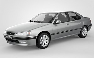 3D Peugeot 406 Sedan
