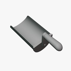 Gutter Shovel - Geometry Only No Textures No Materials model