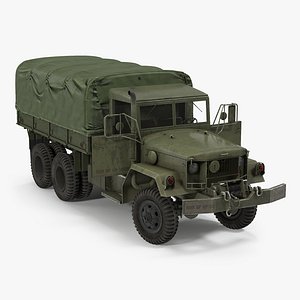 US Military Cargo Truck m35a2 Rigged