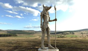 anubis 3d max
