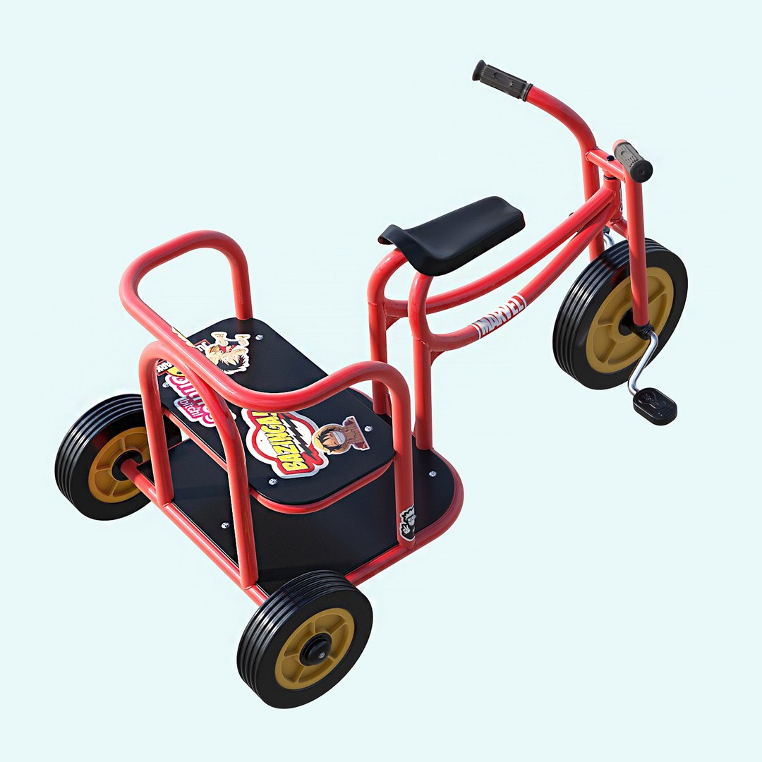 3D Weplay Tuk Tuk Kid Bike Children Bicycle - TurboSquid 2098834