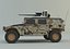 H1-Militärfahrzeug 3D-Modell