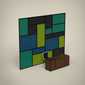 Office furniture 3D