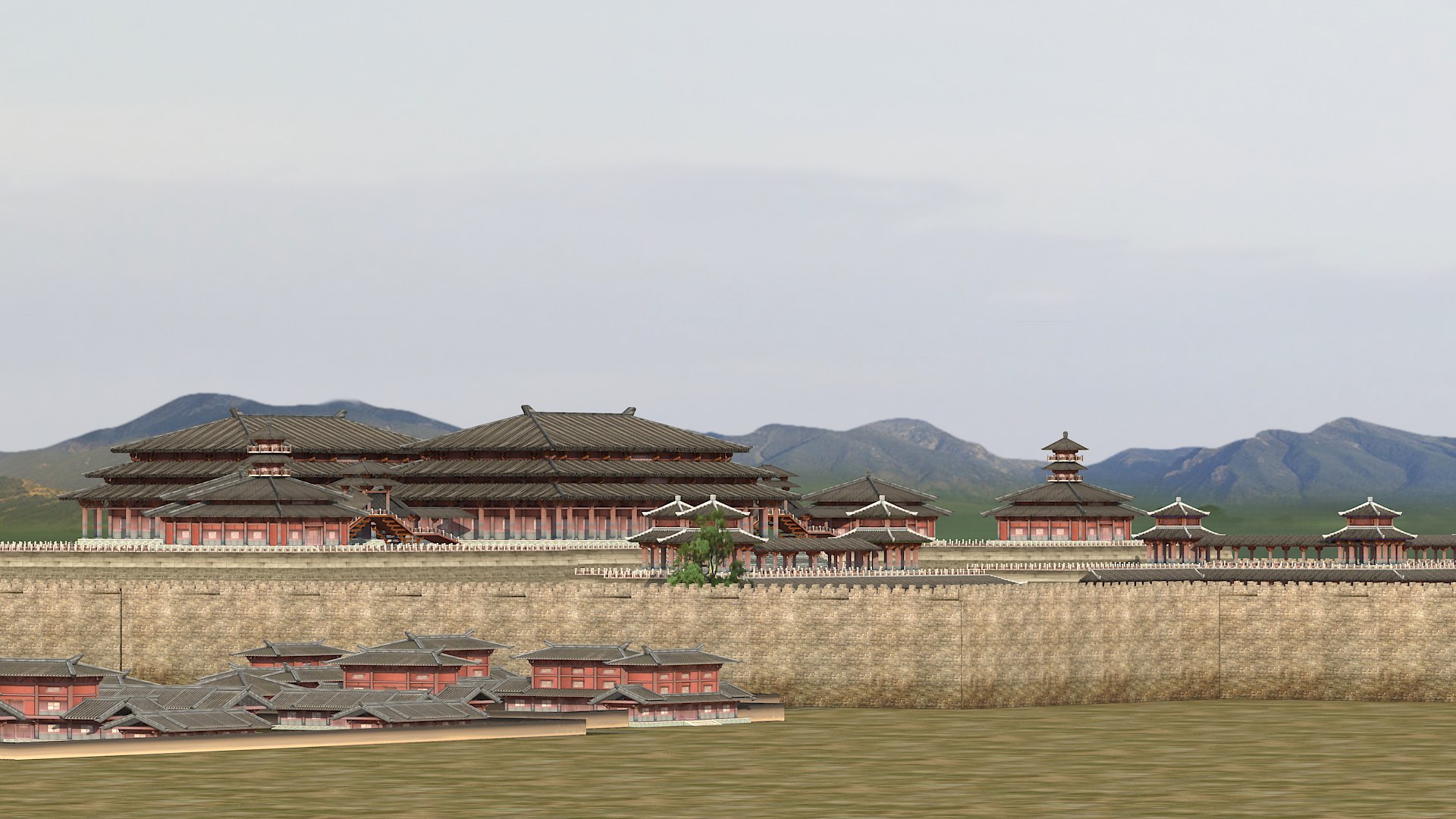 3D ancient chinese building model - TurboSquid 1512187