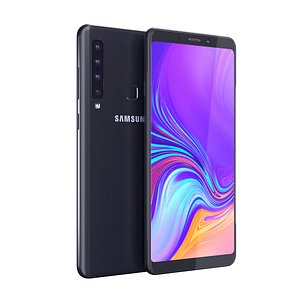 3D samsung galaxy a9 black model