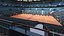 3D Clay Tennis Arena model