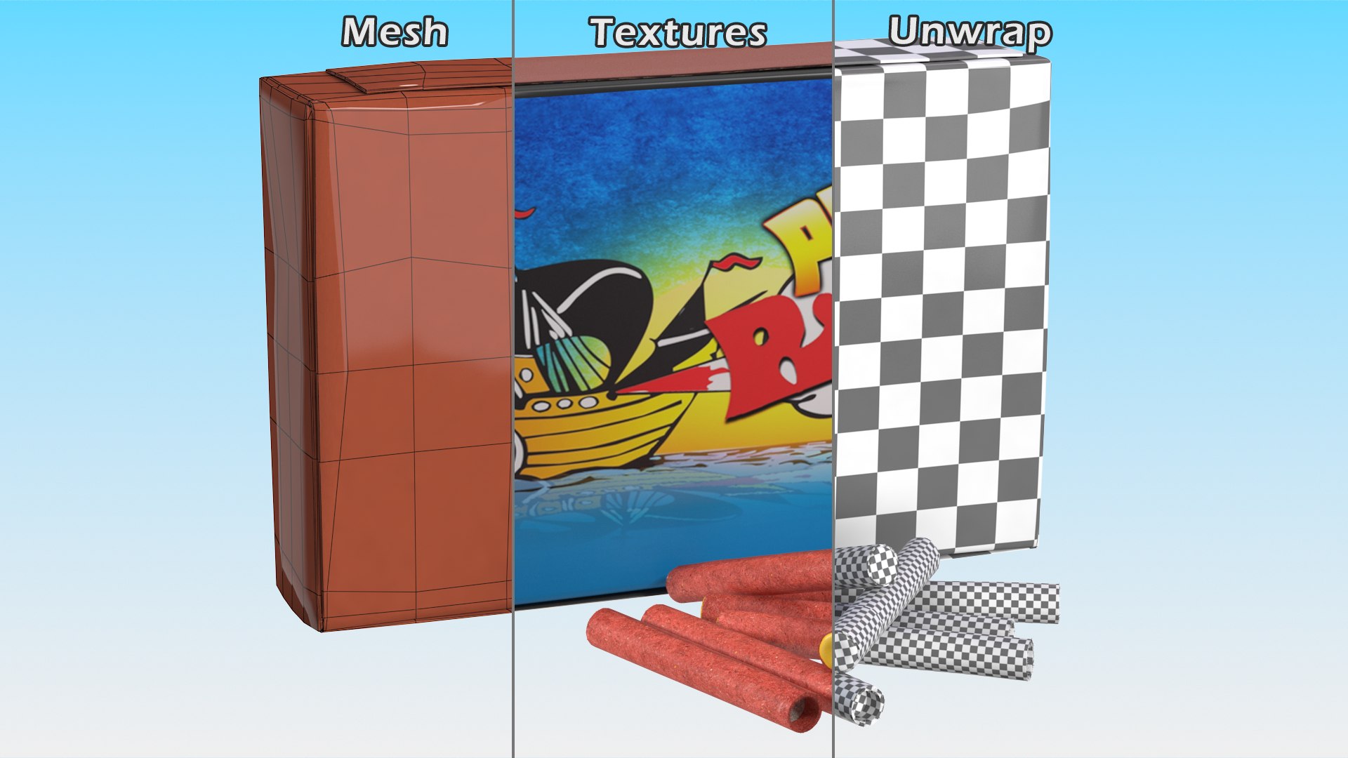 Fireworks Piko Rocket Box Fur 3D model https://p.turbosquid.com/ts-thumb/JZ/MjHY1A/pZ/fireworkspikorocketboxfur3dsmodel015/jpg/1709200917/1920x1080/fit_q87/b106f1d7c509ab23608b34f9bc0dd87e84749786/fireworkspikorocketboxfur3dsmodel015.jpg