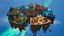 Floating Industrial Islands  Clockwork Spire Environment