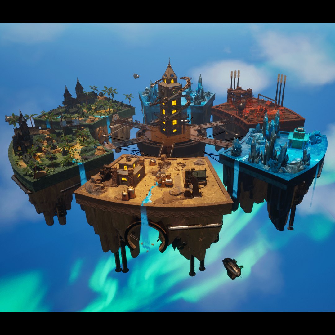 3D Floating Industrial Islands  Clockwork Spire Environment model https://p.turbosquid.com/ts-thumb/JZ/NuWYvh/ZV/01/jpg/1776023819/1920x1080/fit_q87/00ea7c37c657bcd8b76a68ef40482bedea695fad/01.jpg