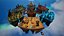 Floating Industrial Islands  Clockwork Spire Environment